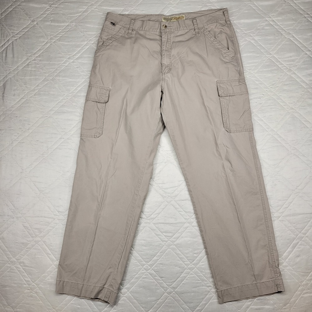Cabela's Casuals khaki cargo pants men's‎ 38X30